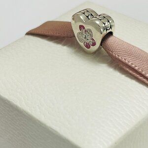 Pandora Limited Edition Hawaiian Flower Heart Charm